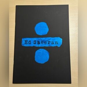 Ed Sheeran Divide World Tour Book Program 2017